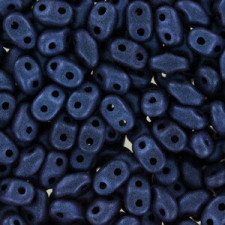 Matubo MiniDuo Perlen 4x2.5mm Metallic suede - blue